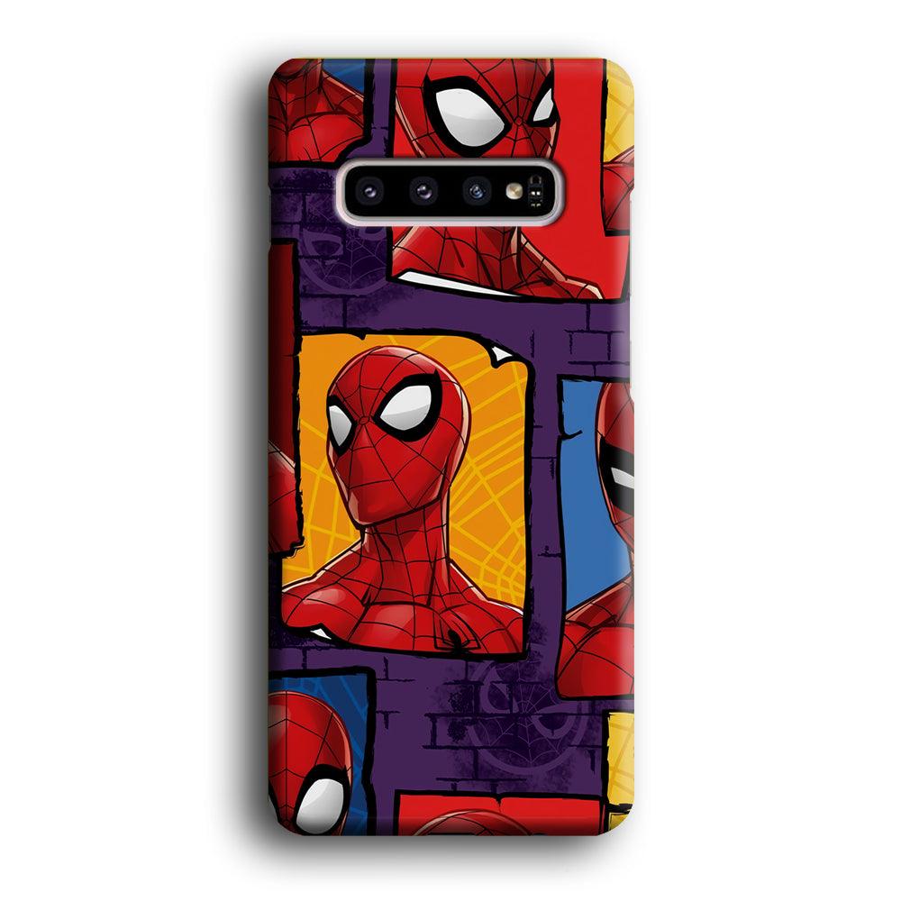 Spiderman Poster on The Wall Samsung Galaxy S10 Plus Case-Oxvistore