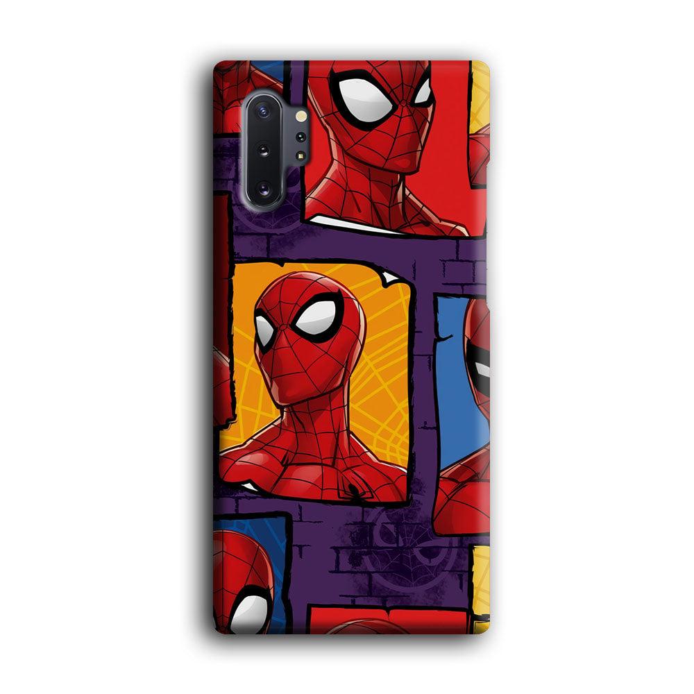 Spiderman Poster on The Wall Samsung Galaxy Note 10 Plus Case-Oxvistore