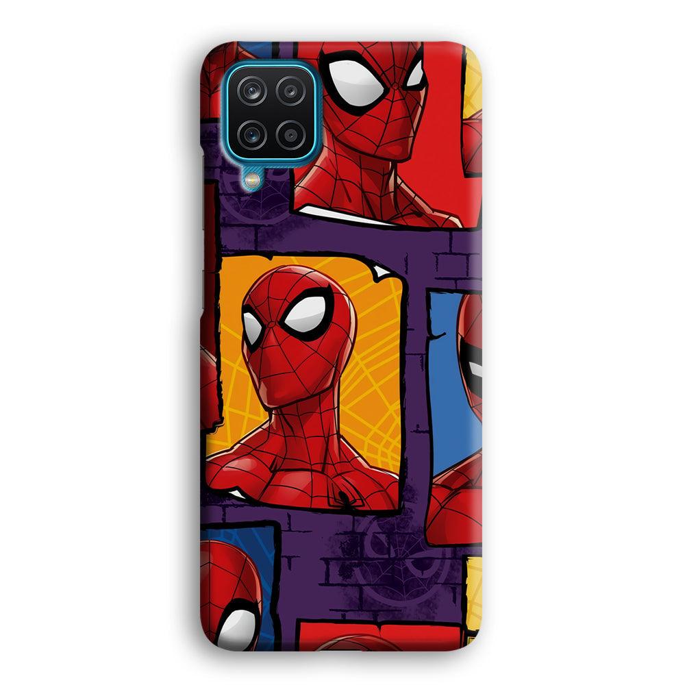 Spiderman Poster on The Wall Samsung Galaxy A12 Case-Oxvistore