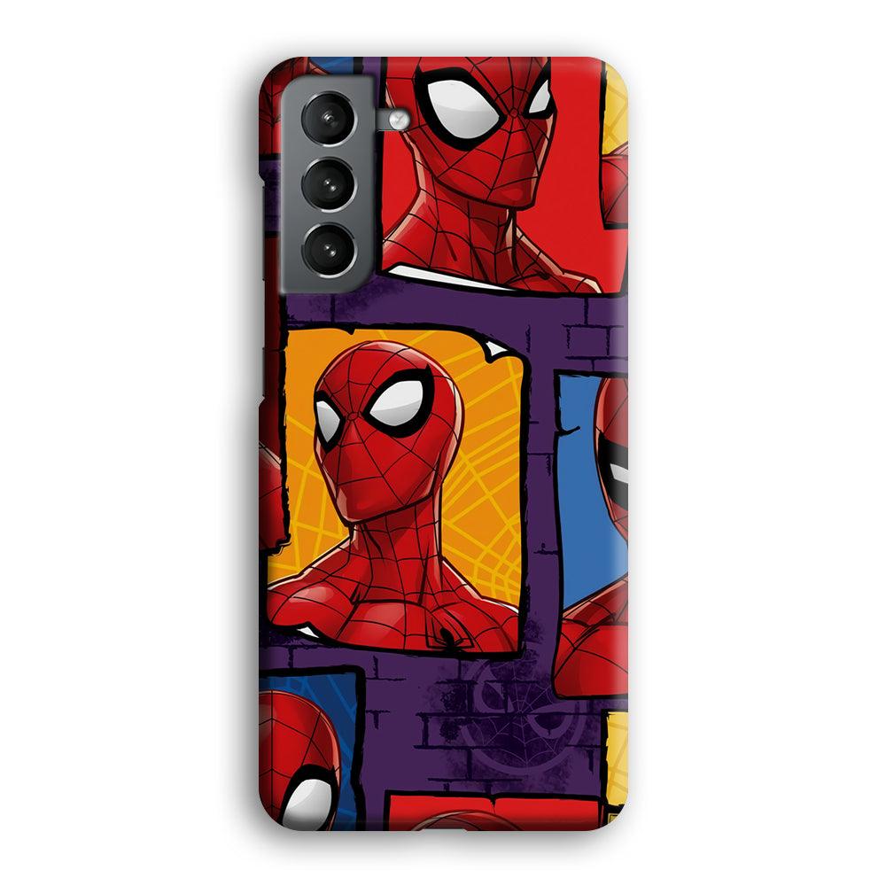 Spiderman Poster on The Wall Samsung Galaxy S21 Case-Oxvistore