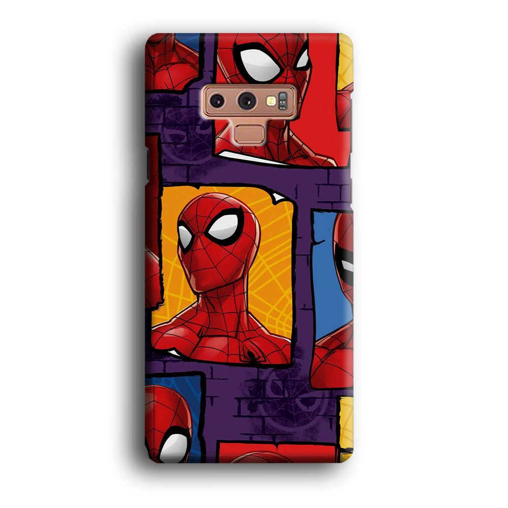 Spiderman Poster on The Wall Samsung Galaxy Note 9 Case-Oxvistore