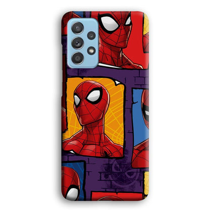 Spiderman Poster on The Wall Samsung Galaxy A52 Case-Oxvistore