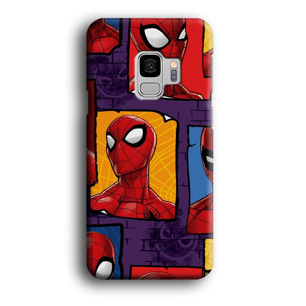 Spiderman Poster on The Wall Samsung Galaxy S9 Case-Oxvistore