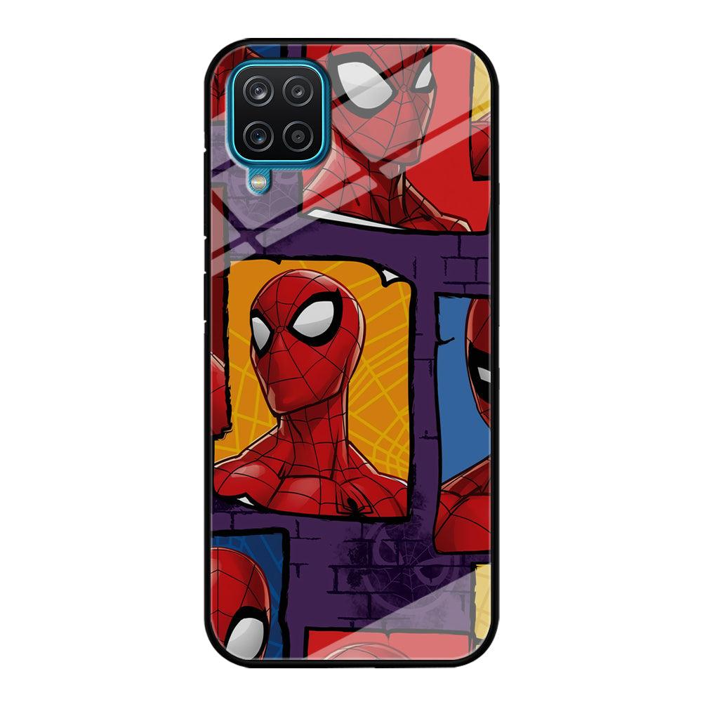 Spiderman Poster on The Wall Samsung Galaxy A12 Case-Oxvistore