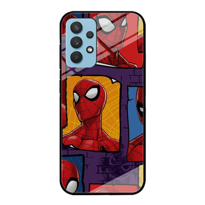 Spiderman Poster on The Wall Samsung Galaxy A32 Case-Oxvistore