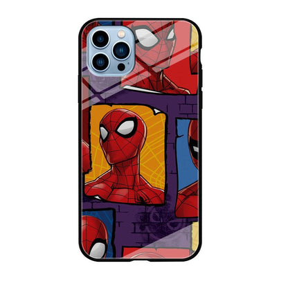 Spiderman Poster on The Wall iPhone 12 Pro Max Case-Oxvistore