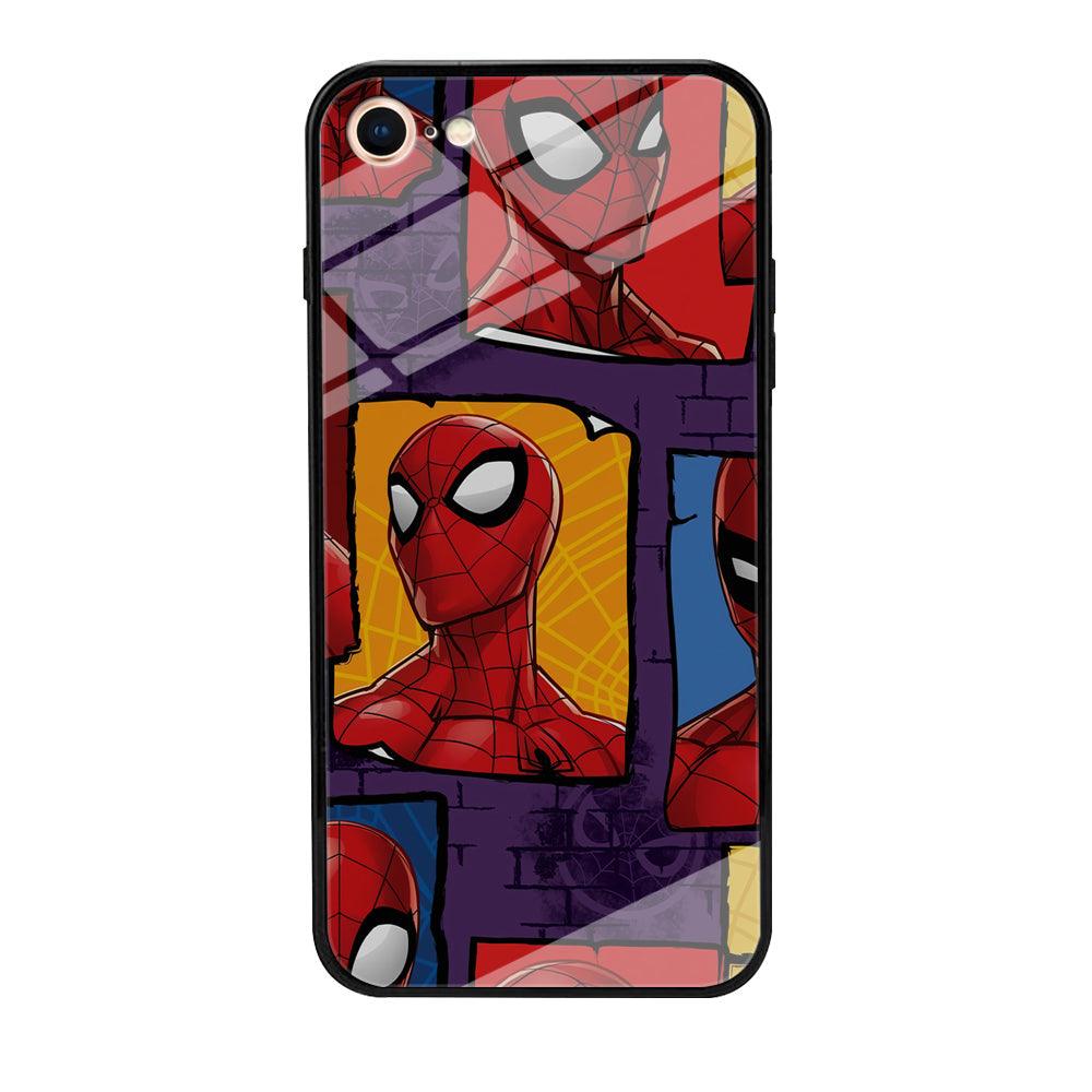 Spiderman Poster on The Wall iPhone 8 Case-Oxvistore