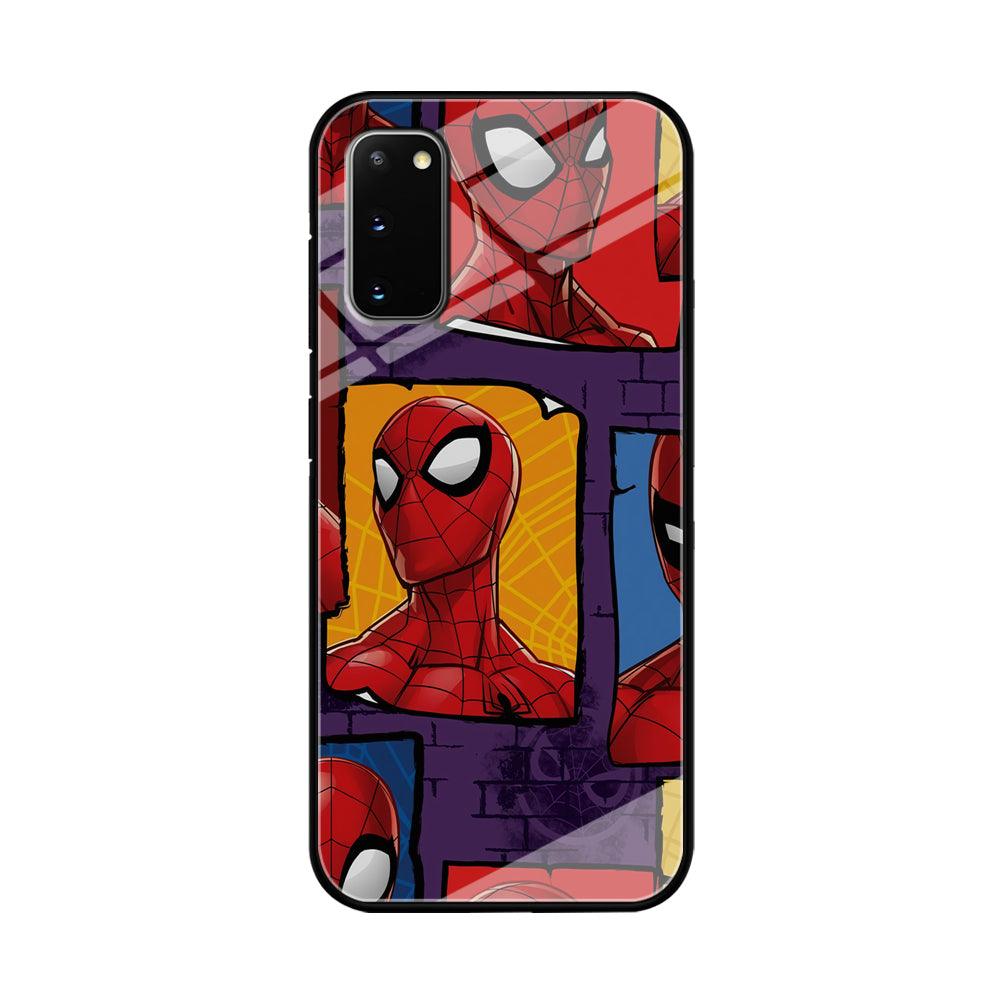 Spiderman Poster on The Wall Samsung Galaxy S20 Case-Oxvistore