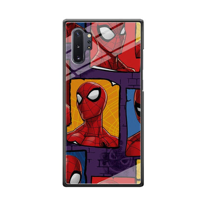 Spiderman Poster on The Wall Samsung Galaxy Note 10 Plus Case-Oxvistore