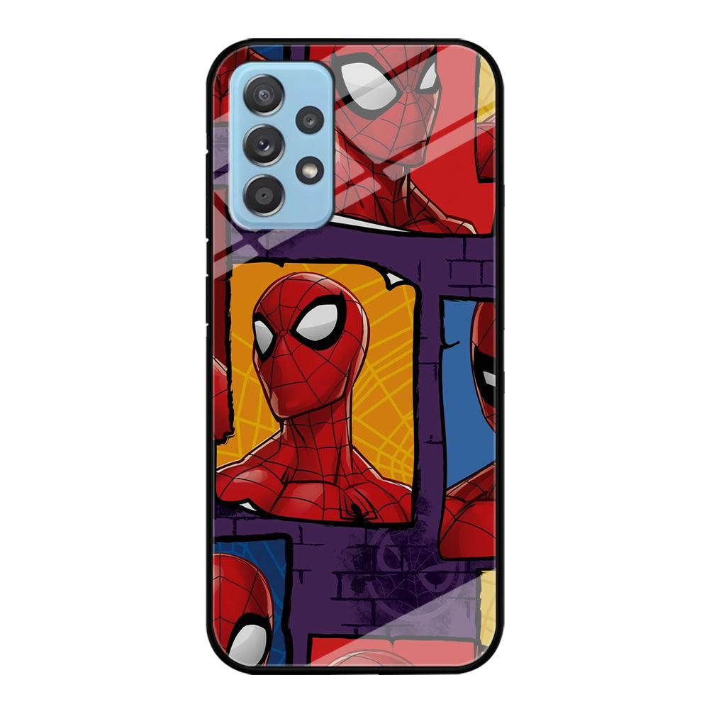 Spiderman Poster on The Wall Samsung Galaxy A52 Case-Oxvistore