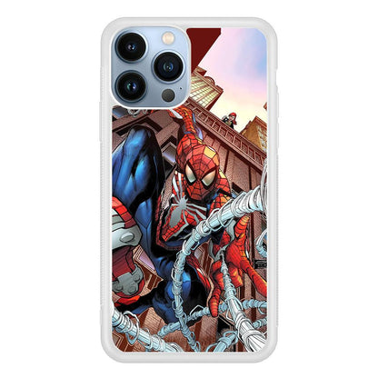 Spiderman Rooftop Photo iPhone 13 Pro Case-Oxvistore