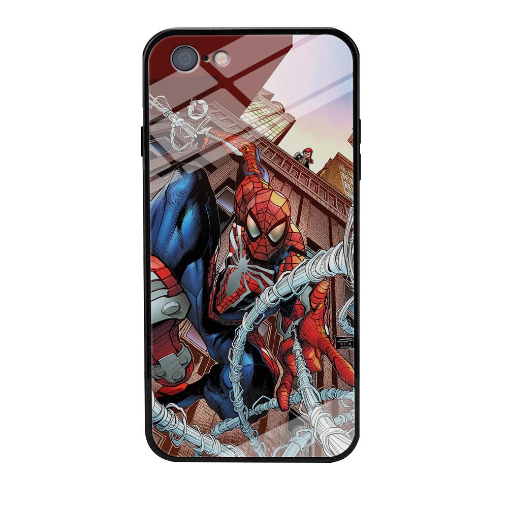 Spiderman Rooftop Photo iPhone 6 Plus | 6s Plus Case-Oxvistore