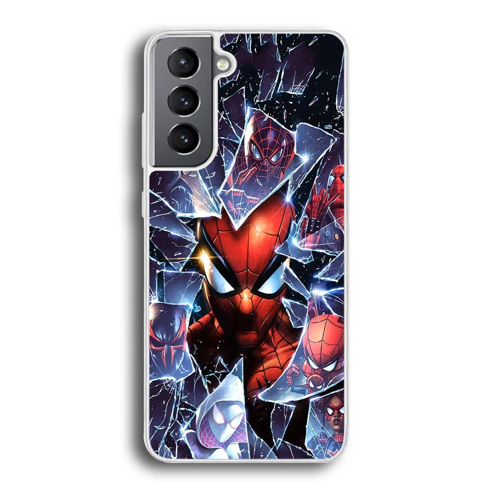 Spiderman Secret on The Glass Samsung Galaxy S21 Plus Case-Oxvistore