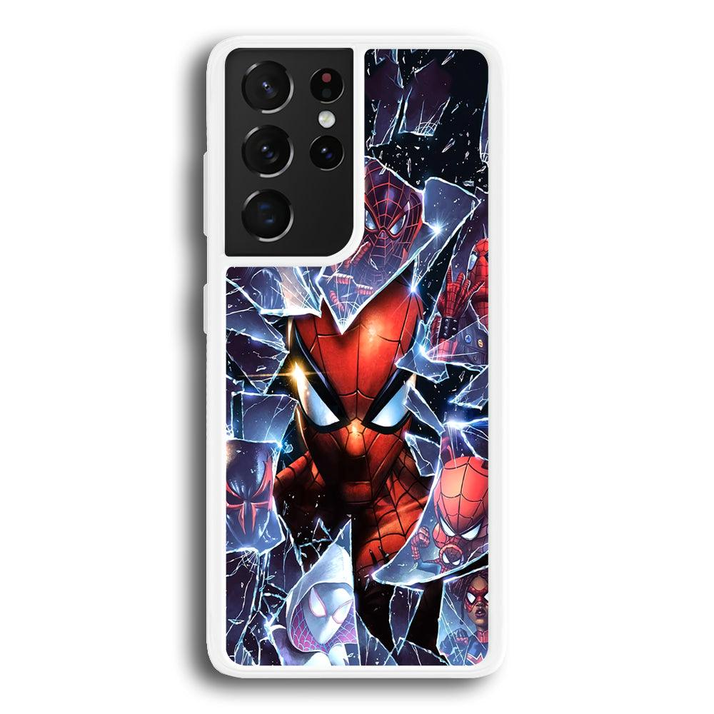 Spiderman Secret on The Glass Samsung Galaxy S21 Ultra Case-Oxvistore