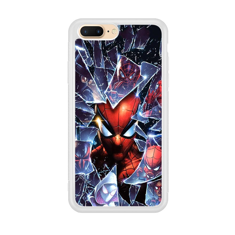 Spiderman Secret on The Glass iPhone 8 Plus Case-Oxvistore