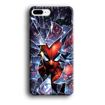 Spiderman Secret on The Glass iPhone 8 Plus Case-Oxvistore