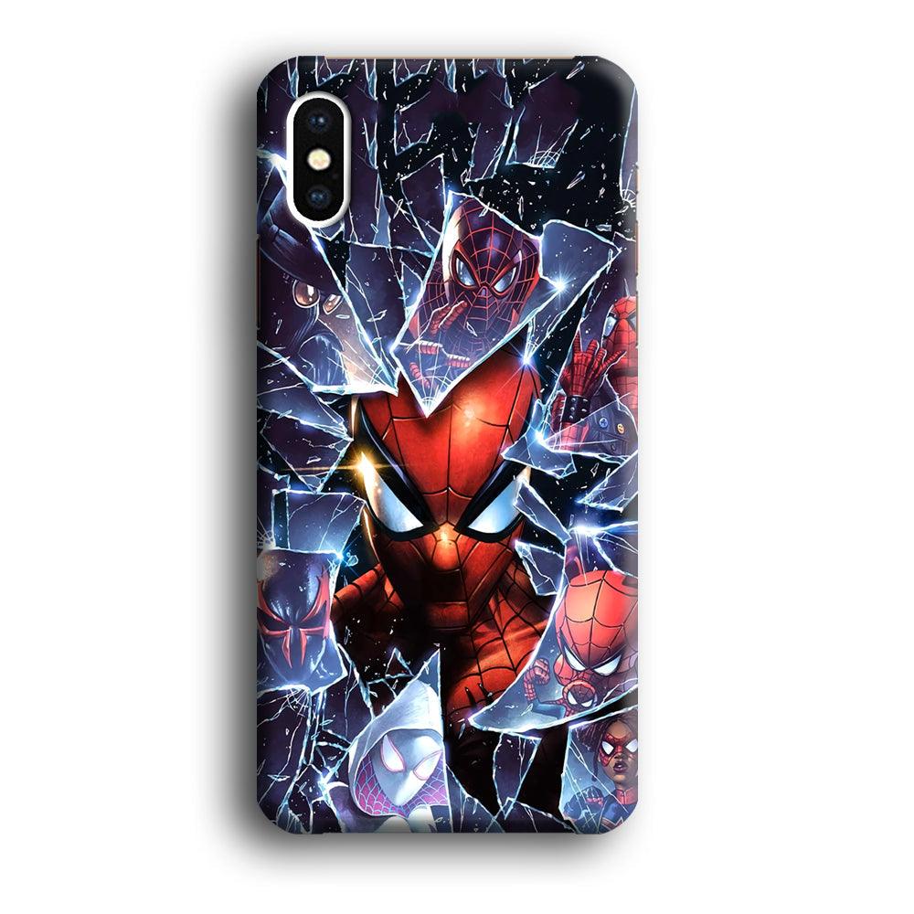 Spiderman Secret on The Glass iPhone Xs Max Case-Oxvistore