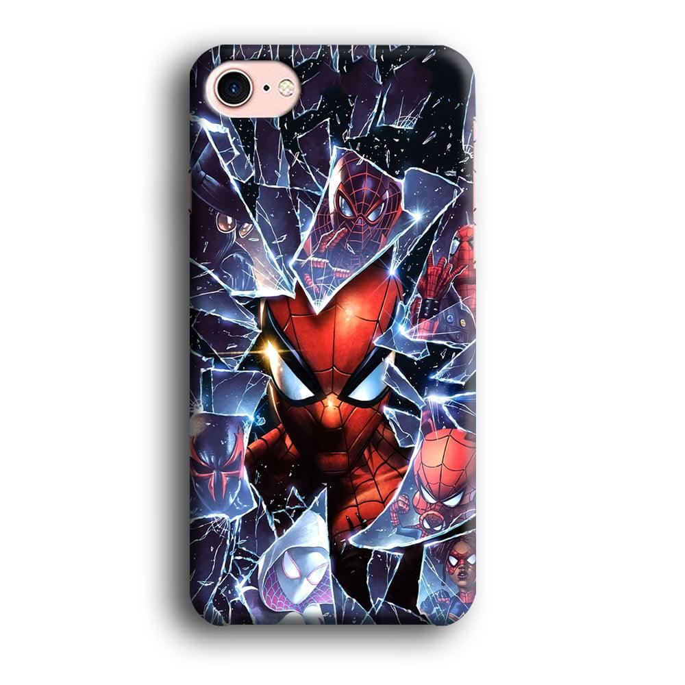 Spiderman Secret on The Glass iPhone 8 Case-Oxvistore