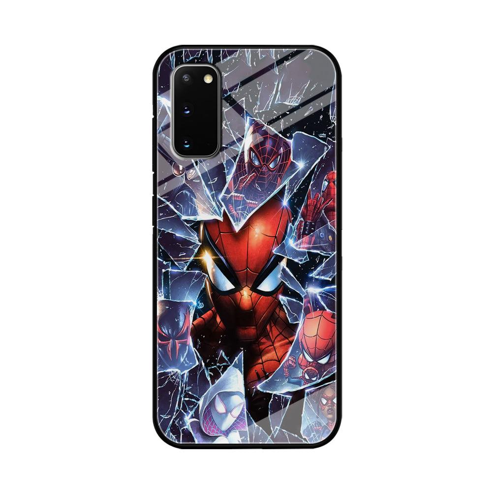 Spiderman Secret on The Glass Samsung Galaxy S20 Case-Oxvistore