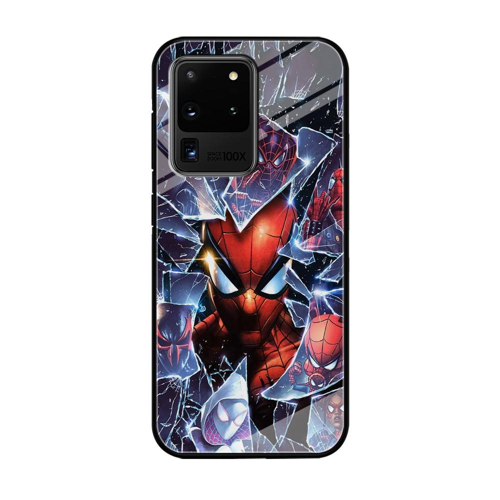 Spiderman Secret on The Glass Samsung Galaxy S20 Ultra Case-Oxvistore