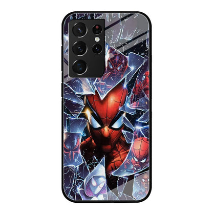 Spiderman Secret on The Glass Samsung Galaxy S21 Ultra Case-Oxvistore