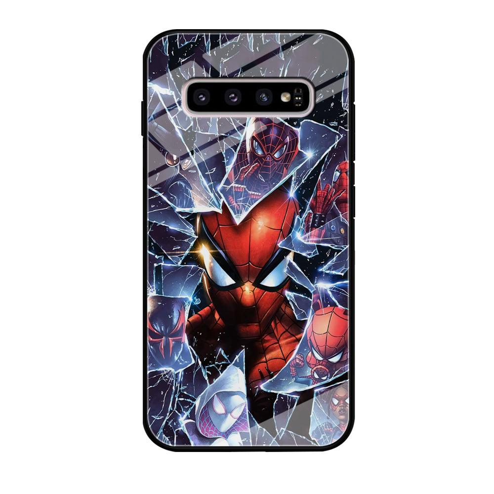 Spiderman Secret on The Glass Samsung Galaxy S10 Plus Case-Oxvistore