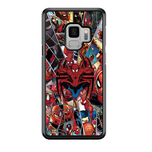 Spiderman Solid Backing Samsung Galaxy S9 Case-Oxvistore