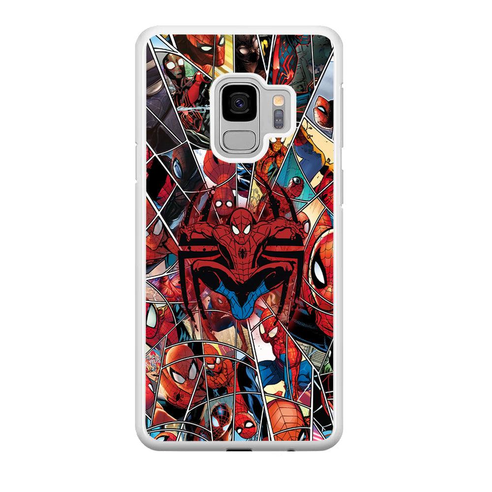 Spiderman Solid Backing Samsung Galaxy S9 Case-Oxvistore