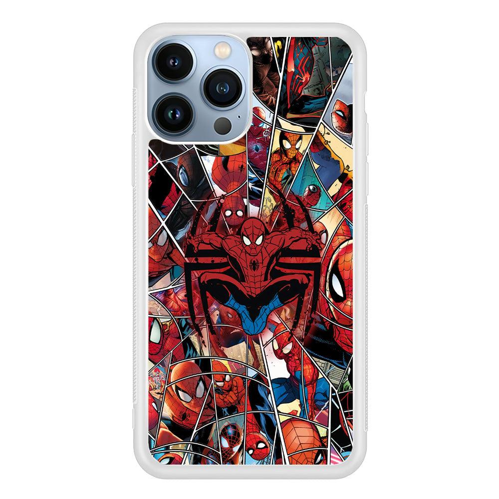 Spiderman Solid Backing iPhone 14 Pro Max Case-Oxvistore