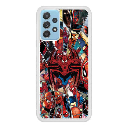 Spiderman Solid Backing Samsung Galaxy A52 Case-Oxvistore