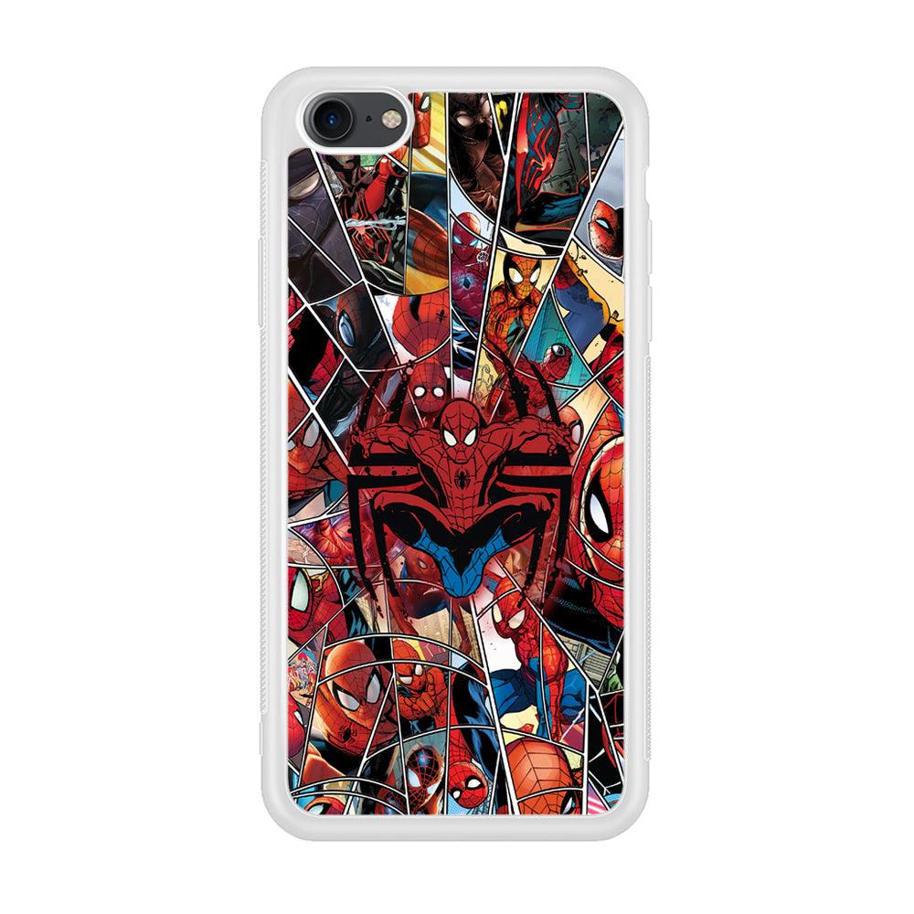 Spiderman Solid Backing iPhone 8 Case-Oxvistore