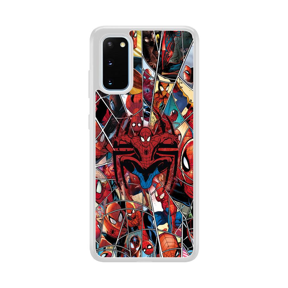 Spiderman Solid Backing Samsung Galaxy S20 Case-Oxvistore