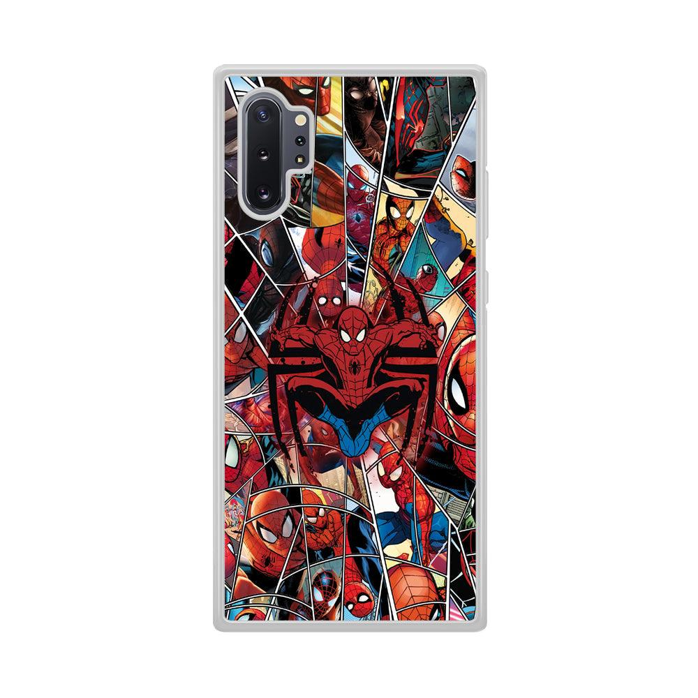 Spiderman Solid Backing Samsung Galaxy Note 10 Plus Case-Oxvistore