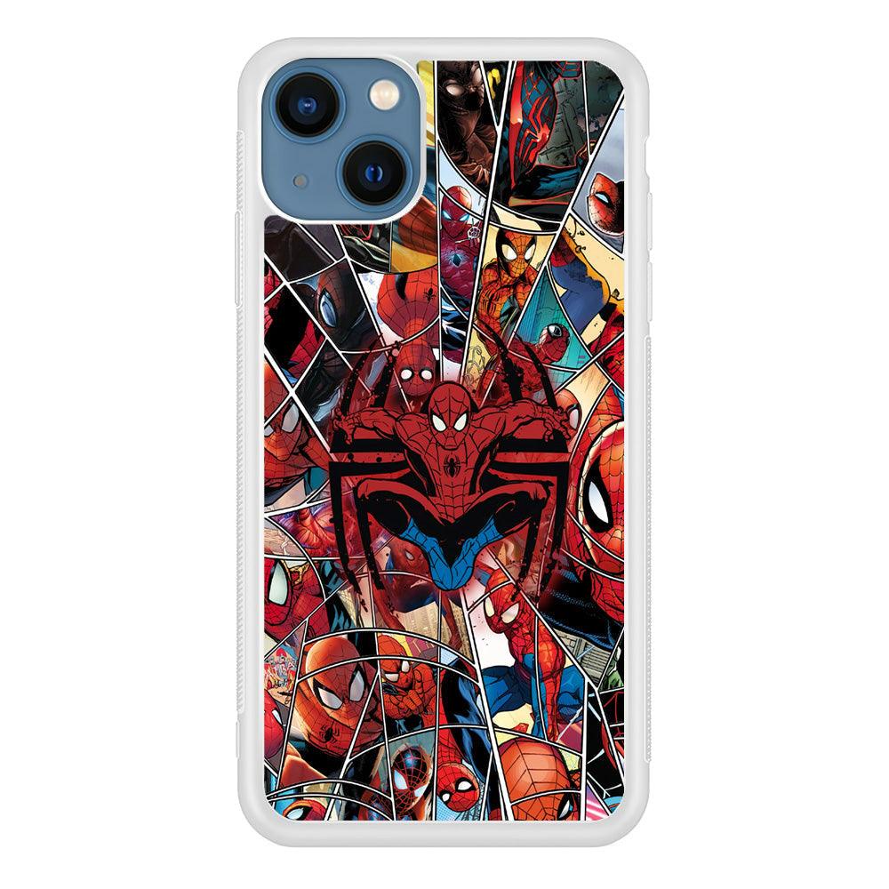 Spiderman Solid Backing iPhone 14 Plus Case-Oxvistore