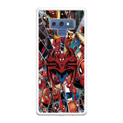 Spiderman Solid Backing Samsung Galaxy Note 9 Case-Oxvistore