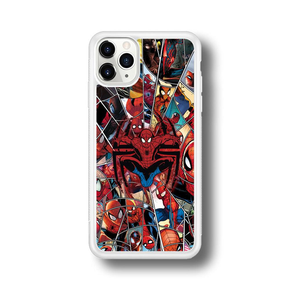 Spiderman Solid Backing iPhone 11 Pro Max Case-Oxvistore