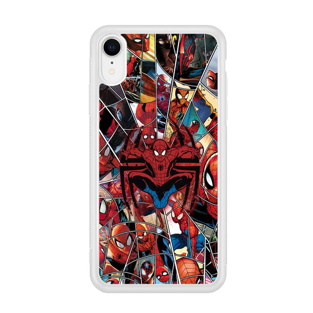 Spiderman Solid Backing iPhone XR Case-Oxvistore