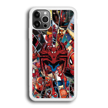 Spiderman Solid Backing iPhone 12 Pro Max Case-Oxvistore