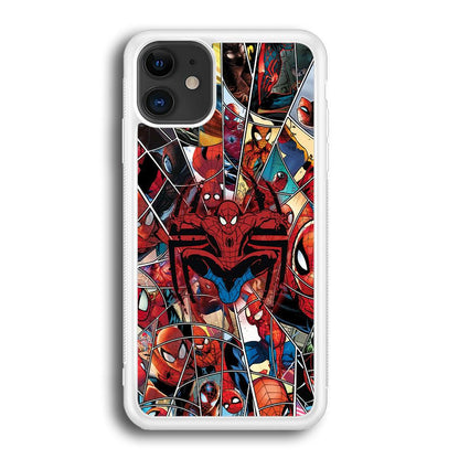 Spiderman Solid Backing iPhone 12 Case-Oxvistore