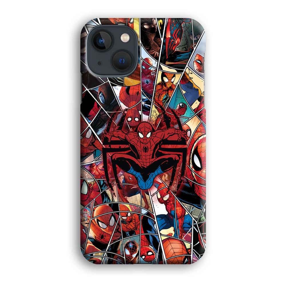 Spiderman Solid Backing iPhone 14 Case-Oxvistore