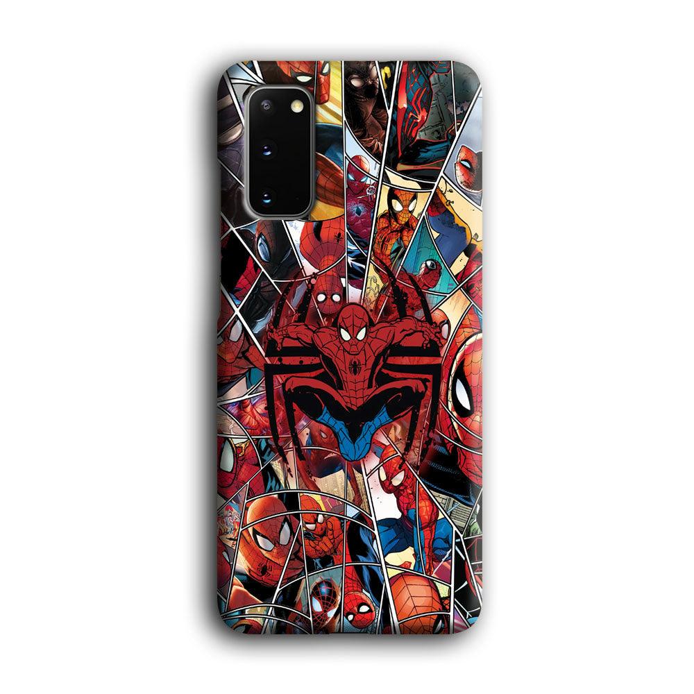 Spiderman Solid Backing Samsung Galaxy S20 Case-Oxvistore