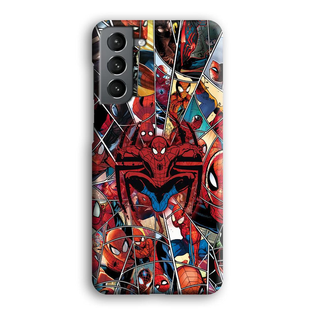 Spiderman Solid Backing Samsung Galaxy S21 Case-Oxvistore