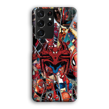 Spiderman Solid Backing Samsung Galaxy S21 Ultra Case-Oxvistore