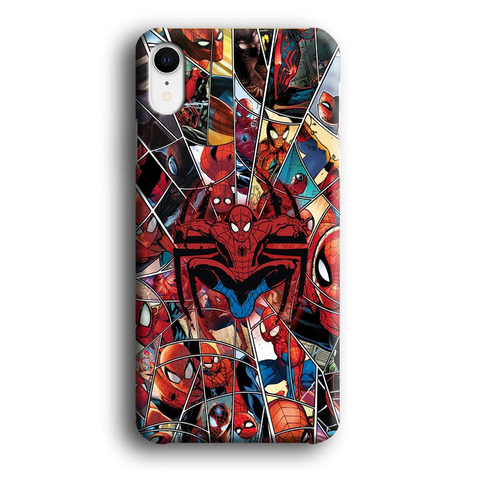 Spiderman Solid Backing iPhone XR Case-Oxvistore