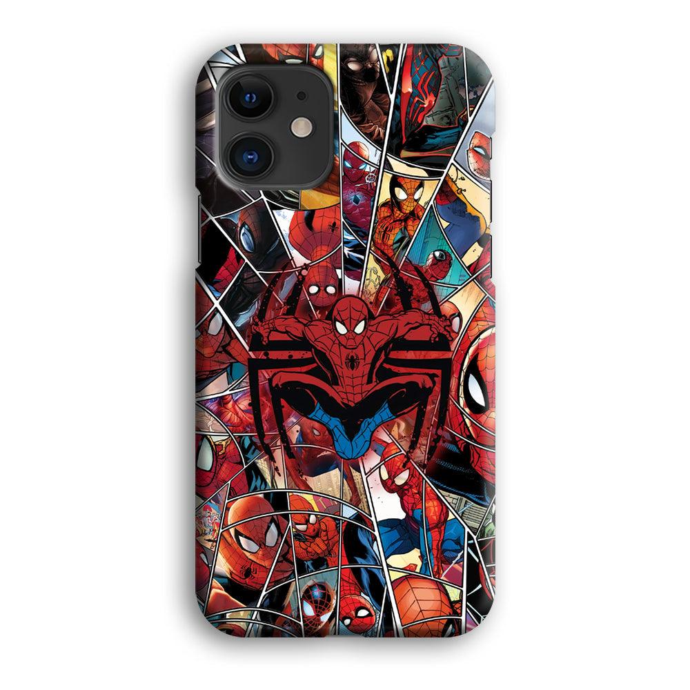 Spiderman Solid Backing iPhone 12 Case-Oxvistore