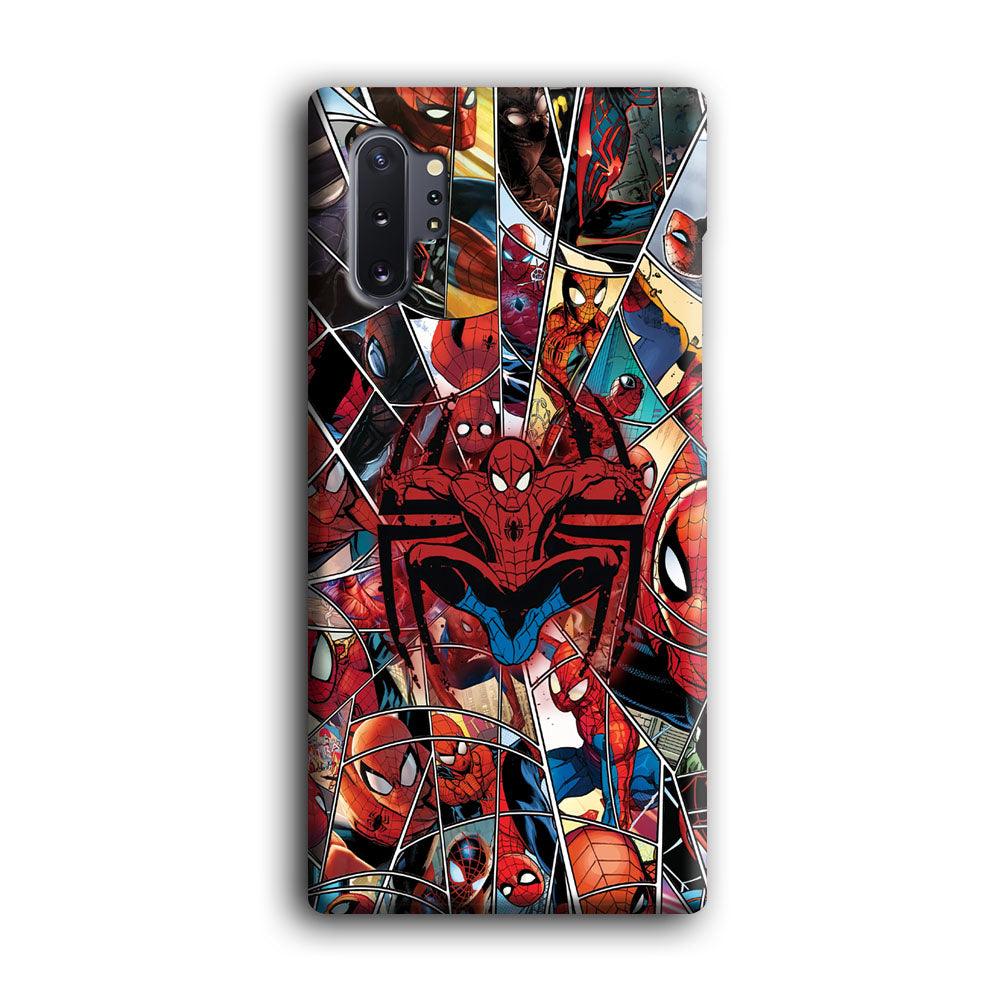 Spiderman Solid Backing Samsung Galaxy Note 10 Plus Case-Oxvistore