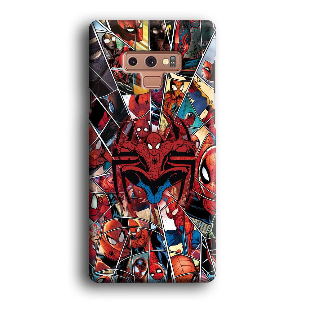 Spiderman Solid Backing Samsung Galaxy Note 9 Case-Oxvistore