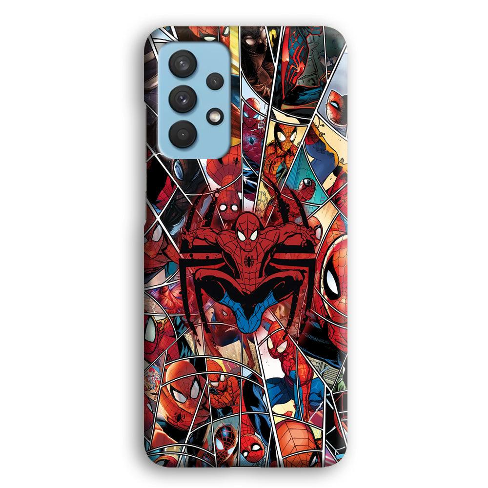 Spiderman Solid Backing Samsung Galaxy A32 Case-Oxvistore