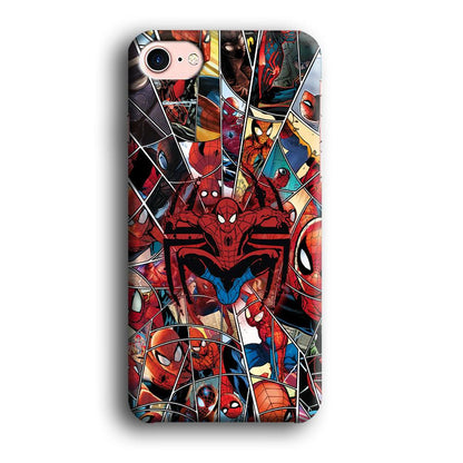 Spiderman Solid Backing iPhone 8 Case-Oxvistore