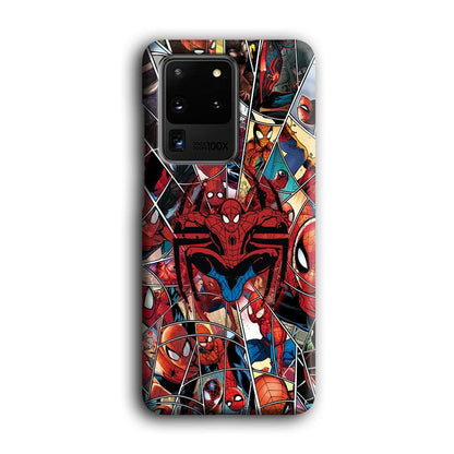 Spiderman Solid Backing Samsung Galaxy S20 Ultra Case-Oxvistore